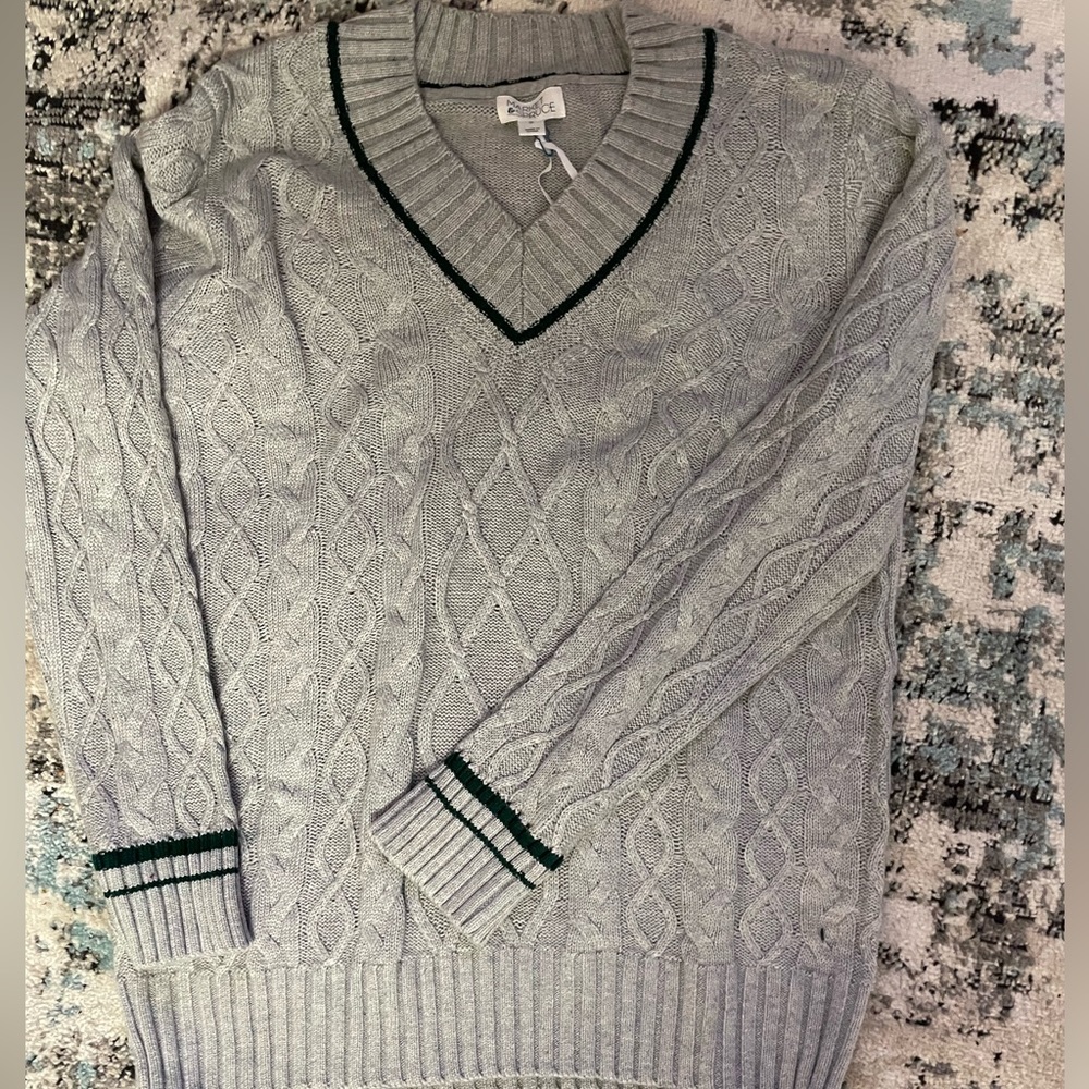 Market and spruce sweater